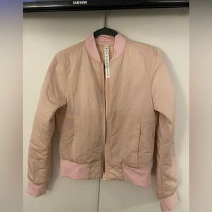 Light Pink Lulu Lemon Bomber Jacket